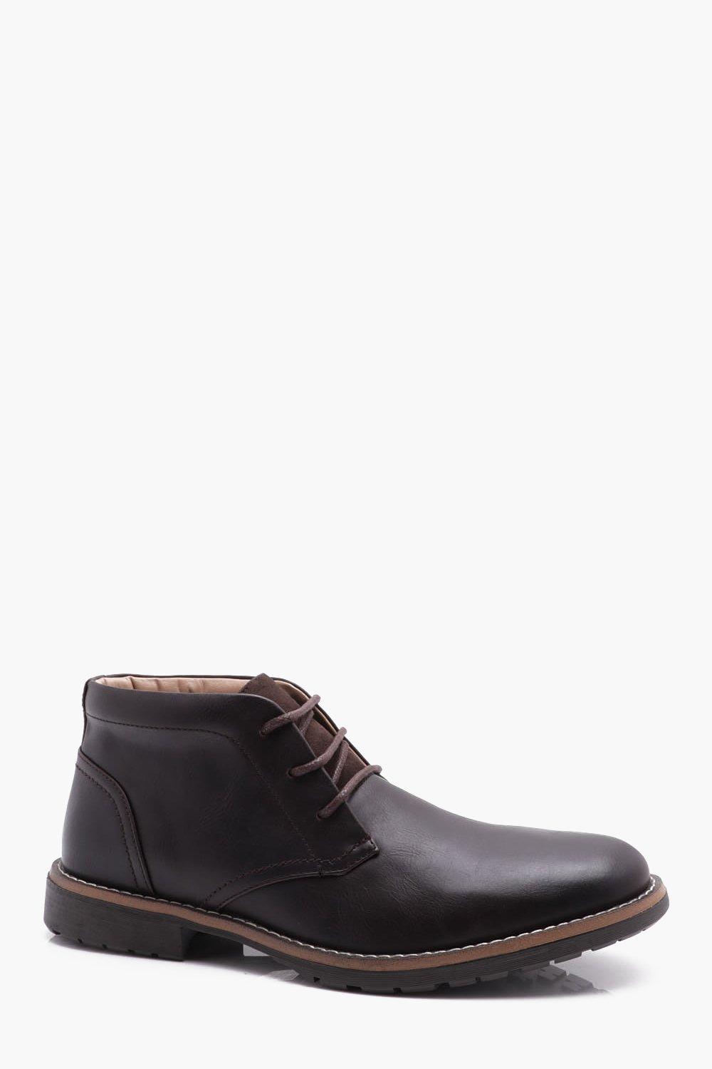 mens lined chukka boots