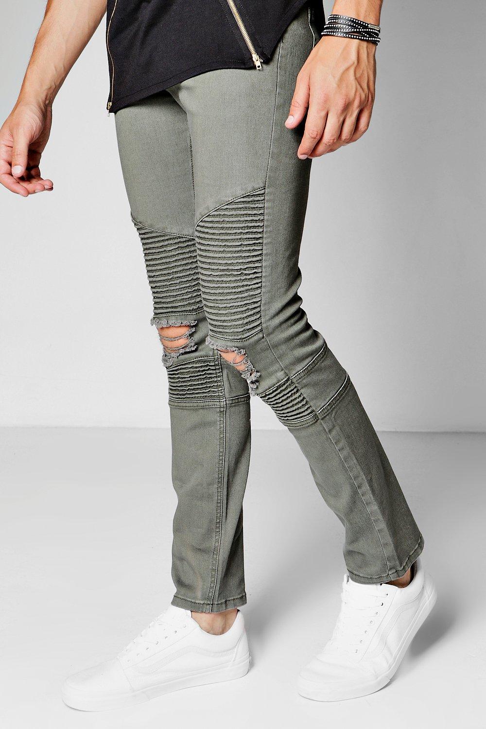 khaki cargo skinny jeans