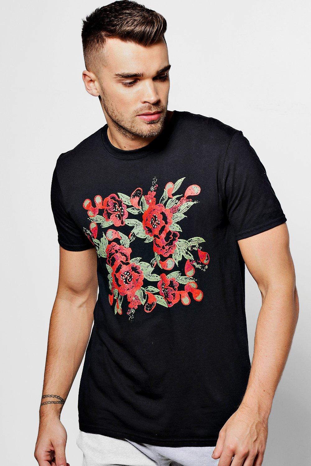 Floral Print T Shirt