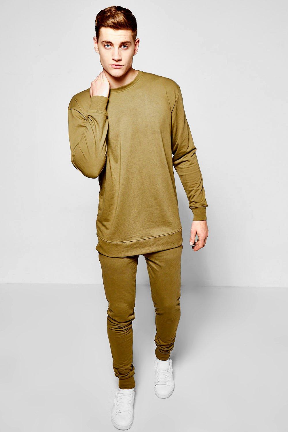 Oversized Sweater With Skinny Joggers Set