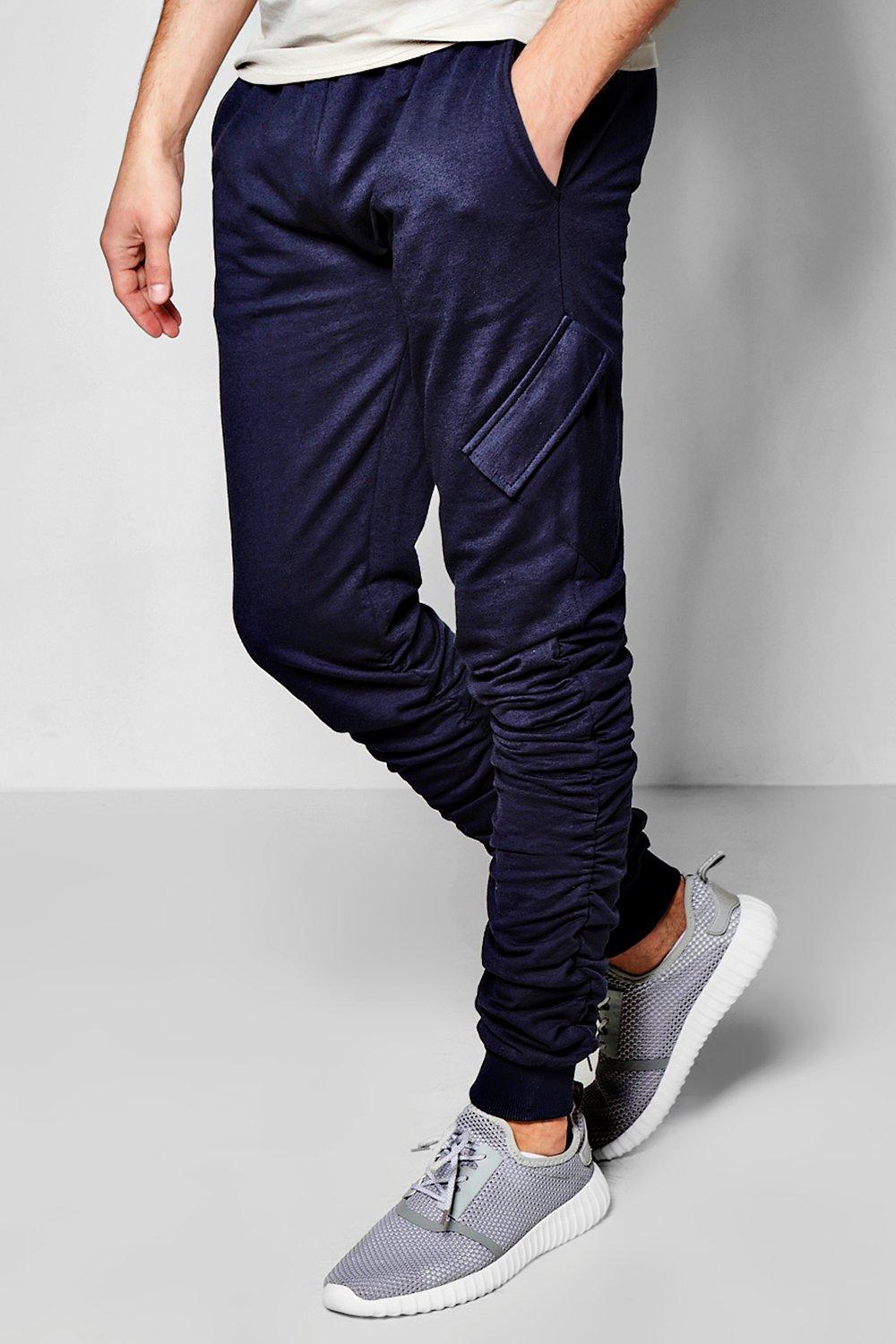 Twisted Ruched Cargo Jogger