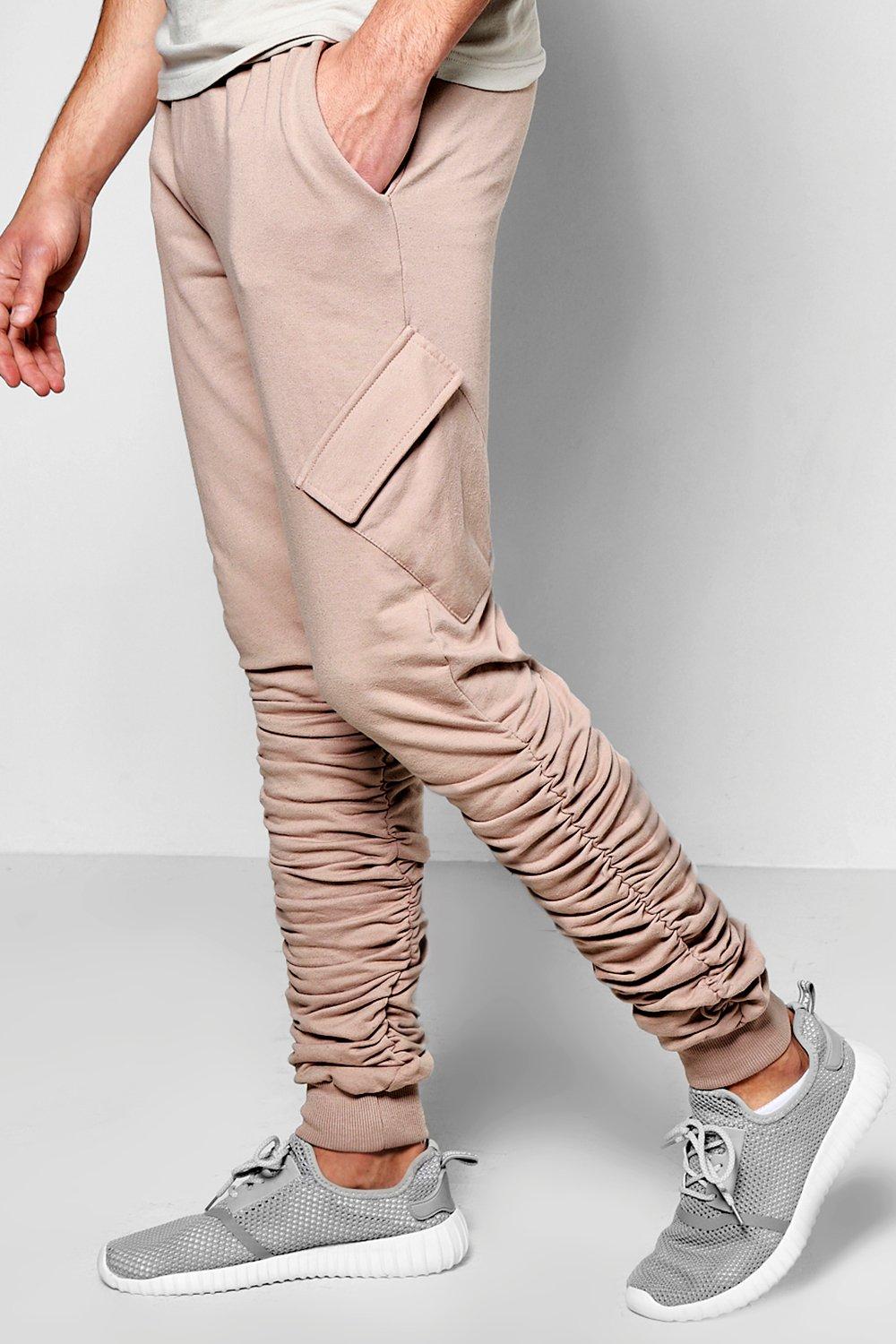Twisted Ruched Cargo Jogger