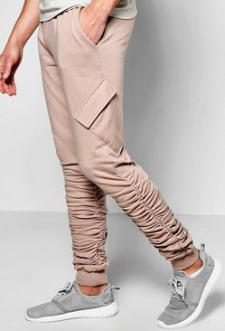 Twisted Ruched Cargo Jogger