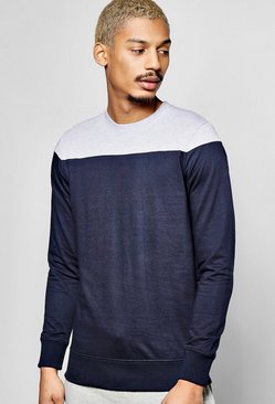 Yoke Panelled Sweatshirt