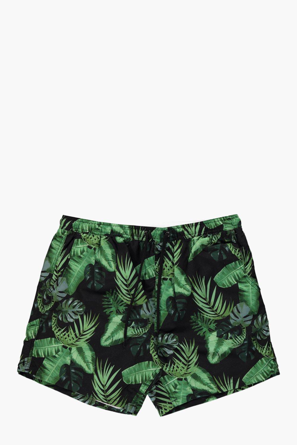 Tropical Print Swim Shorts