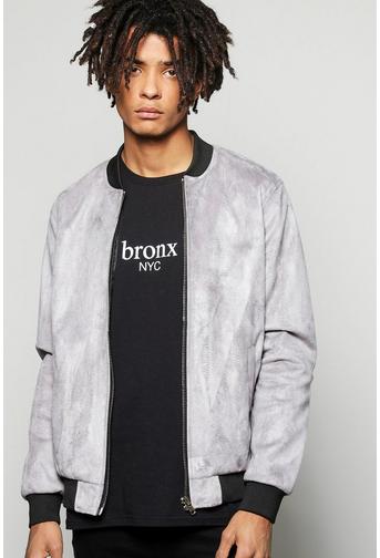 Suedette Bomber Jacket