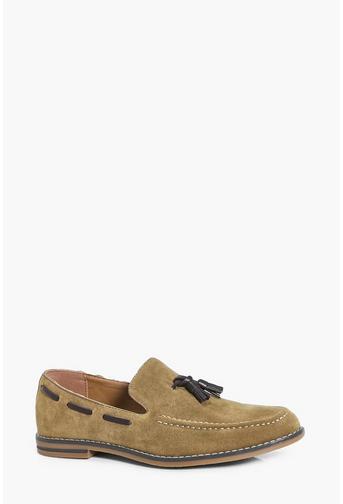 Smart Suedette Tassle Loafer