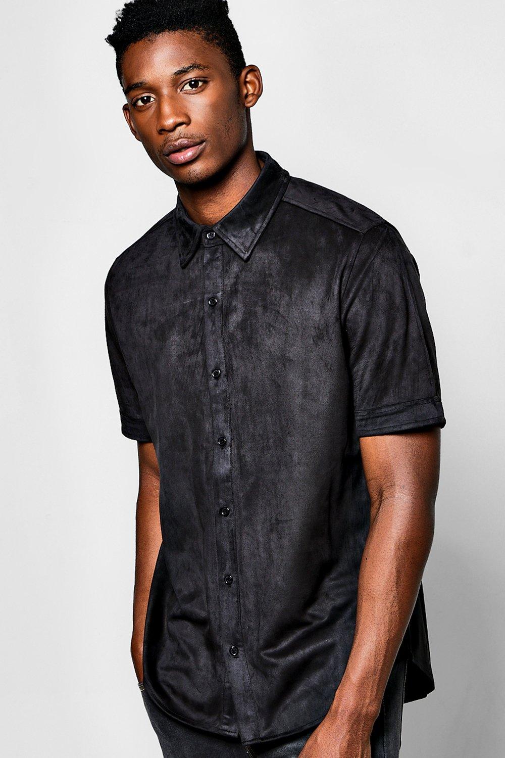 faux suede shirt
