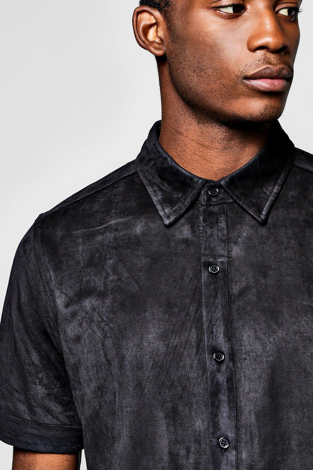 faux suede shirt