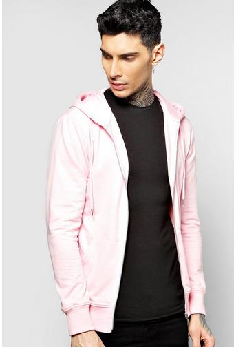 Basic Zip Through Hoodie