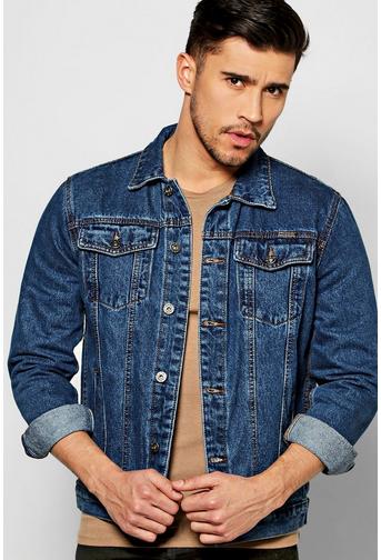 Double Pocket Button Through Denim Jacket