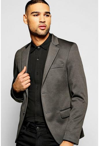 Slim Fit Pique Blazer