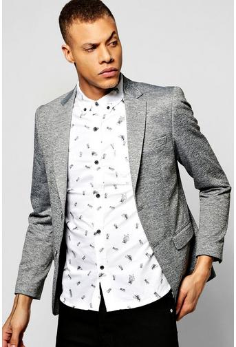 Slim Fit Jersey Blazer