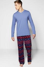 Fleece Fairisle Pyjama Set