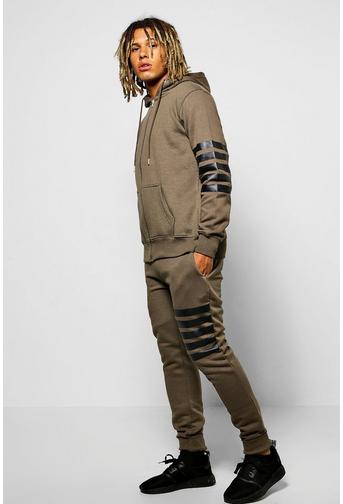 Skinny Fit Stripe Tracksuit