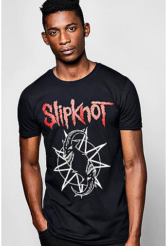 Slipknot License T Shirt With Back Print