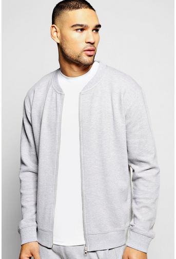Jersey Ottoman Ribbed Bomber