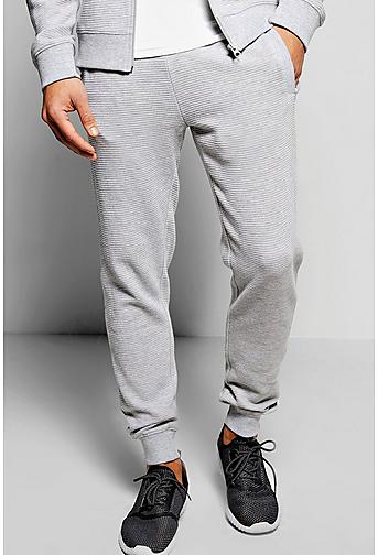 Skinny Fit Ottoman Ribbed Joggers