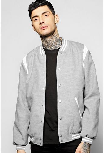Melton Varsity Bomber With PU Inserts