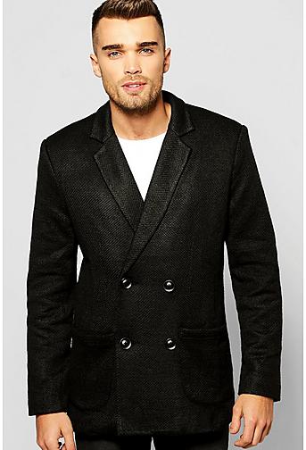 Flecked Double Breasted Smart Blazer