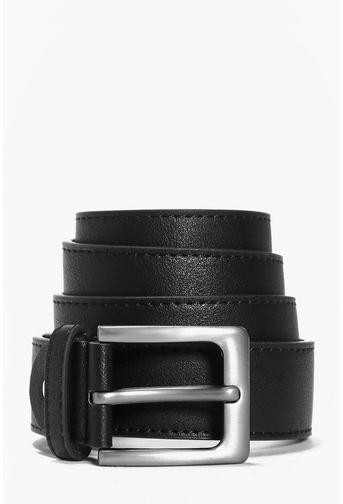 PU Belt With Rounded Buckle