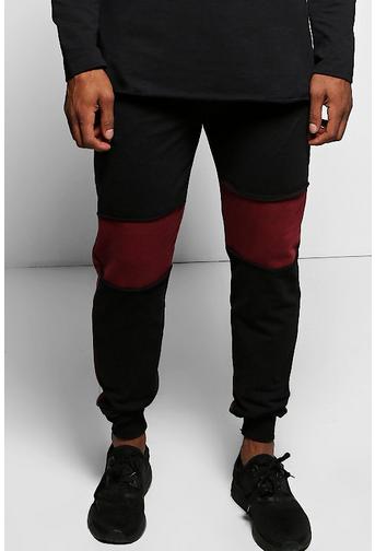 Skinny Fit Joggers with Raw Edges