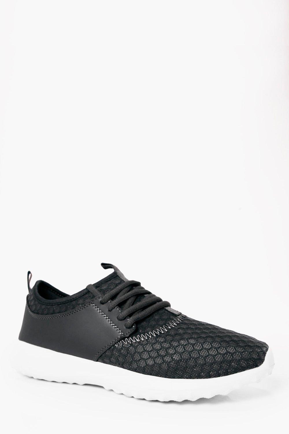 Honeycomb Mesh Running Trainers