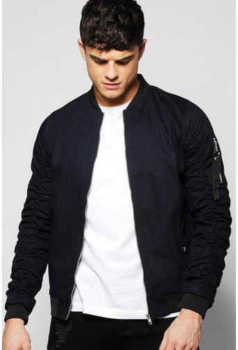 Cotton MA1 Bomber with Parachute Sleeves