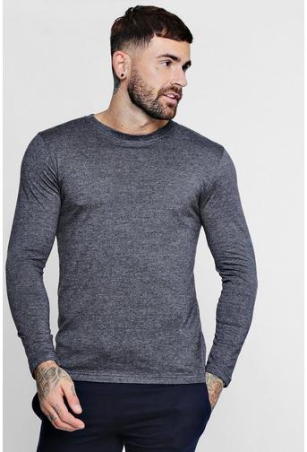 Basic Long Sleeve Crew Neck T Shirt