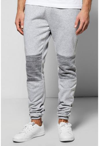 grey ruched joggers