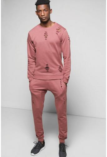 Skinny Fit Sweat Tracksuit