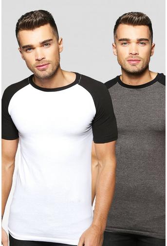 2 Pack Muscle Raglan T Shirt