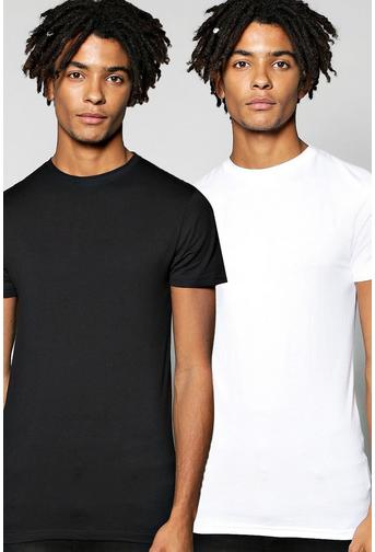 2 Pack Muscle Fit T Shirt