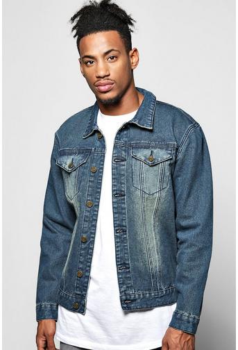 Overdyed Washed Denim Jacket