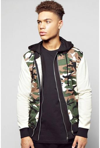 Camo Jersey Bomber