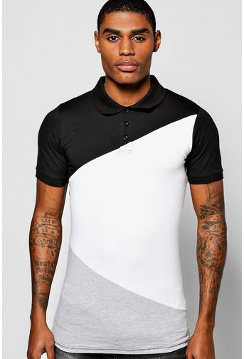 Spliced Muscle Fit Polo