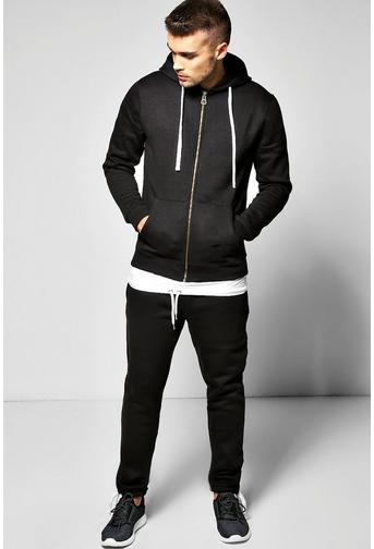 Skinny Fit Hooded Tracksuit