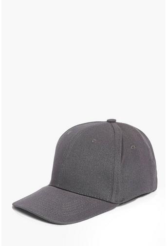 Slate Grey Plain Baseball Cap