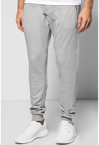 Skinny Fit Drop Crotch Joggers with Pockets