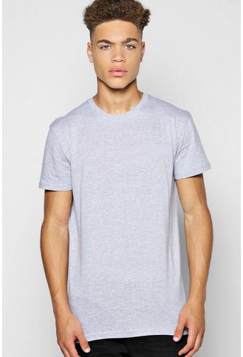 Longline Scoop Hem T Shirt