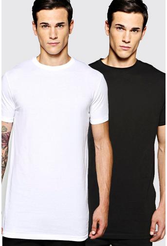 2 Pack Longline T Shirts