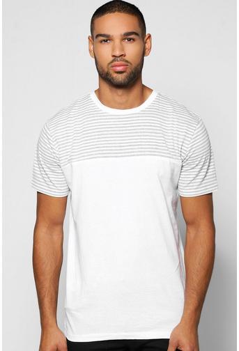 Stripe Panel T-Shirt