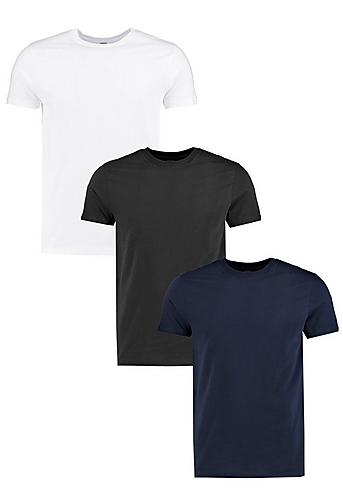 3 Pack Slim Fit T Shirts