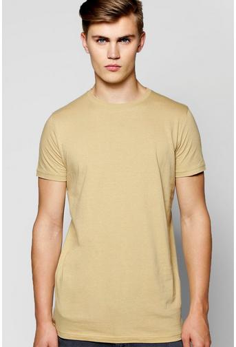 Longline Crew Neck T Shirt