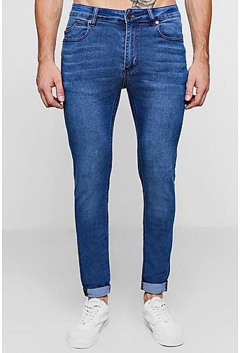 Skinny Fit Washed Jeans
