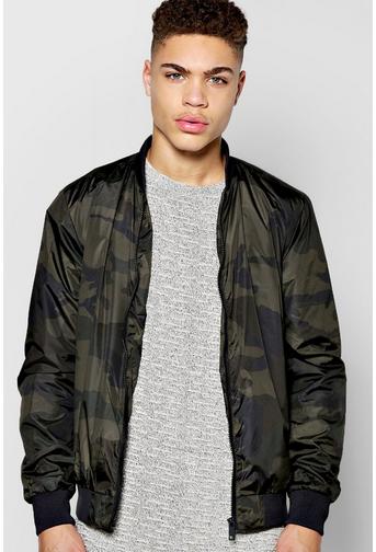 Camo Bomber Jacket