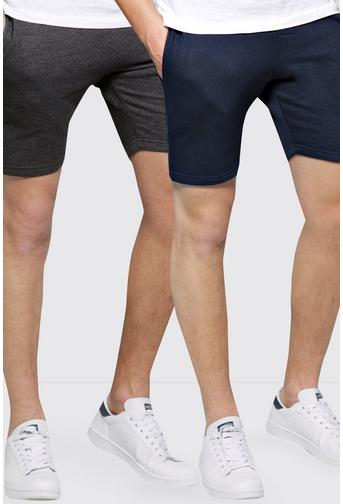 2 Pack Jersey Jog Shorts