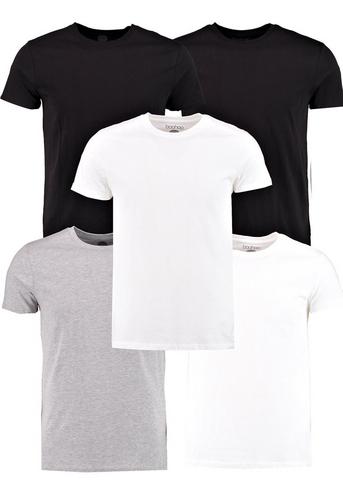 5 Pack Slim Fit TShirts