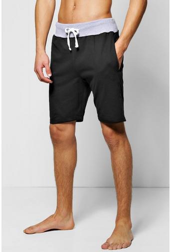 Lounge Shorts with Contrast Rib