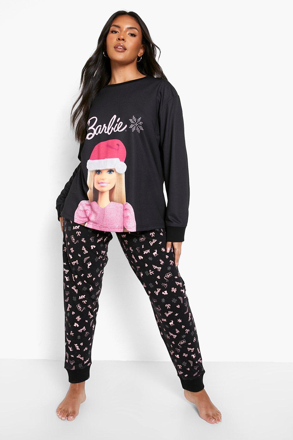 Plus Gelicenseerde Barbie Kerst Pyjama Set
